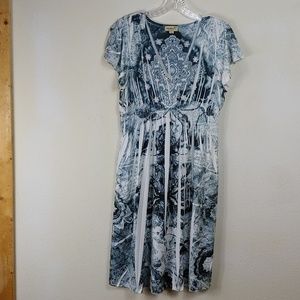 One World| Live & Let Live Print Dress B2